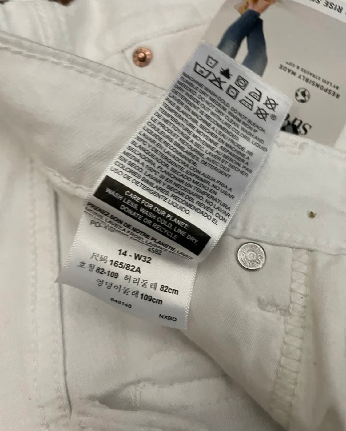 Levi’s White Jeans NWT