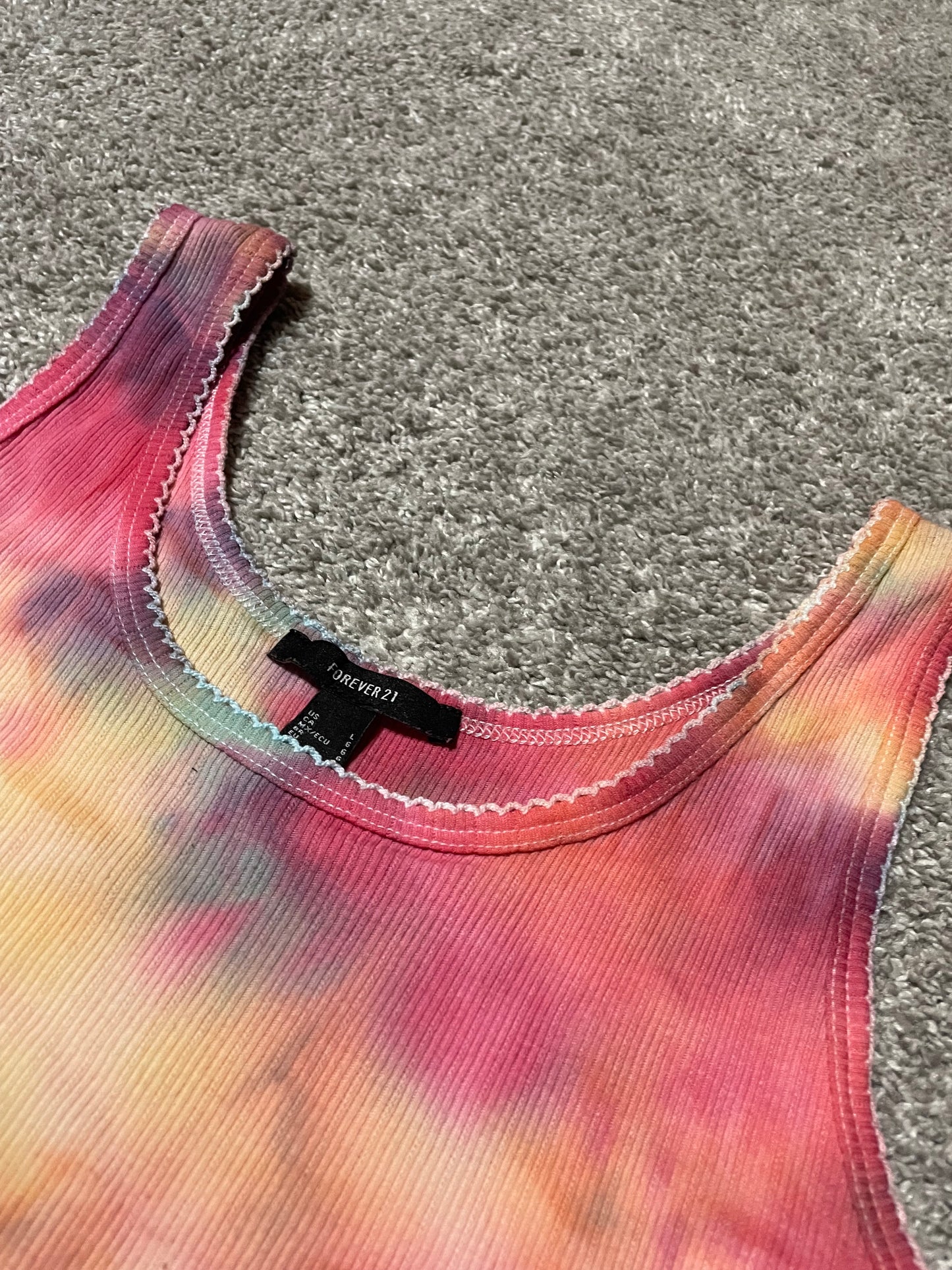 Skittles Stained Tank